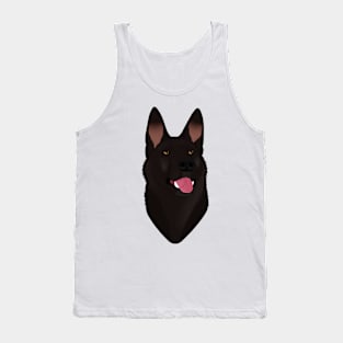 SimpliciTee - Black German Shepherd Tank Top